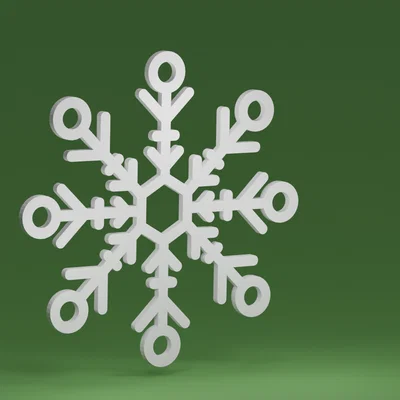 Bông tuyết 09 (Vật phẩm trang trí cây thông Noel)