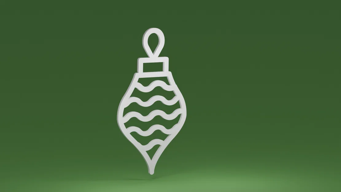 Quả cầu trang trí Giáng sinh 04 (Christmas Bauble 04) - Image 1