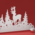 Bộ mô hình Tuần lộc và Cây thông Noel kèm chân đế trang trí - Thumbnail 1