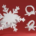 Bộ 8 mẫu vòng giữ khăn ăn chủ đề Giáng sinh - Thumbnail 1