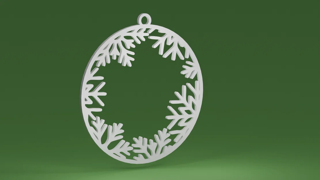 Nhiều bông tuyết bên trong quả châu (đồ treo cây thông Noel) - Image 1