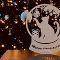 Quả cầu tuyết - Đêm sao (Starry Night) kèm chân đế tuỳ chọn (đồ treo Noel) - Thumbnail 2