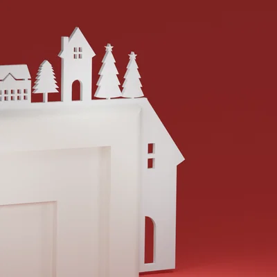 Góc viền cửa Noel 04 (đồ trang trí Giáng Sinh)