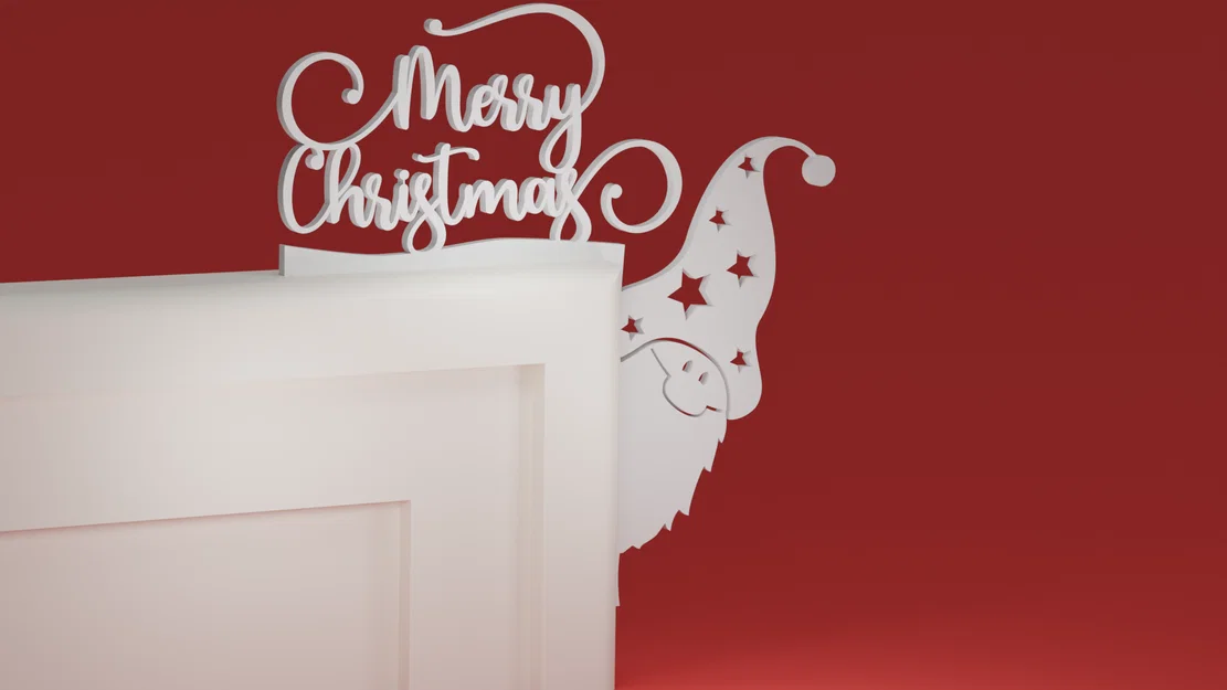 Góc viền cửa Noel 10 - Gnome (đồ trang trí Giáng Sinh) - Image 1