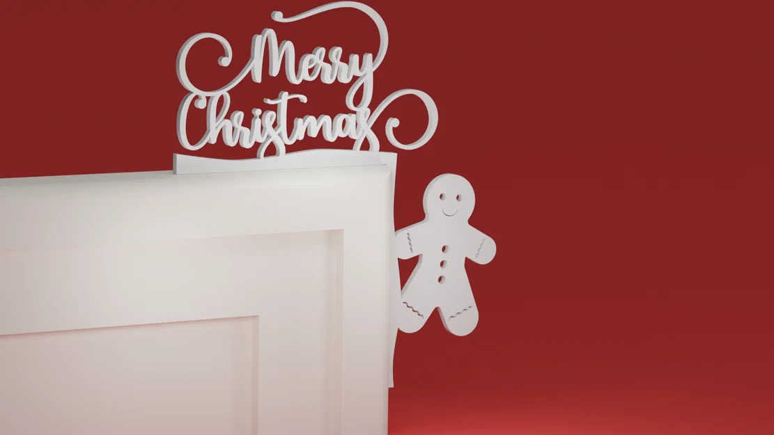 Góc viền cửa Noel 12 - Gingerman (đồ trang trí Giáng Sinh) - Image 1