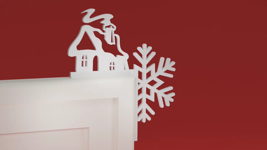 Góc viền cửa Giáng Sinh 31 (đồ trang trí Noel) - Image 1