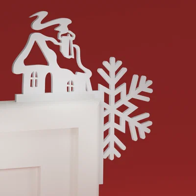 Góc viền cửa Giáng Sinh 31 (đồ trang trí Noel)