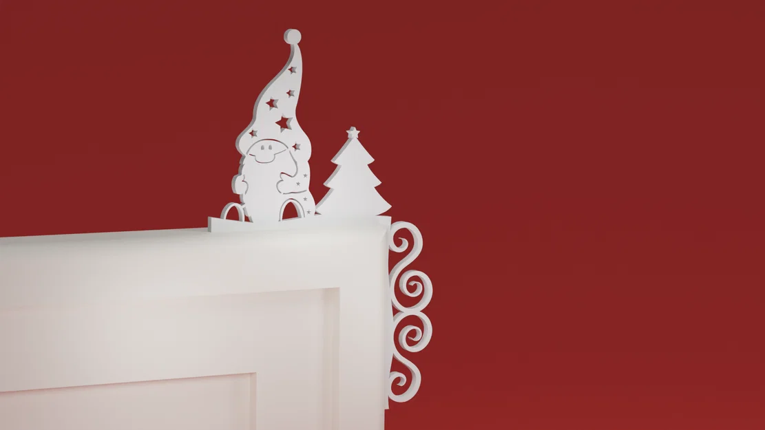 Góc viền cửa Noel 36 - Người Tuyết (đồ trang trí Giáng Sinh) - Image 1