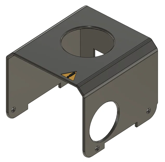 Nắp Extruder Kingroon KLP1 (bản sạch + có cảnh báo) - Image 1