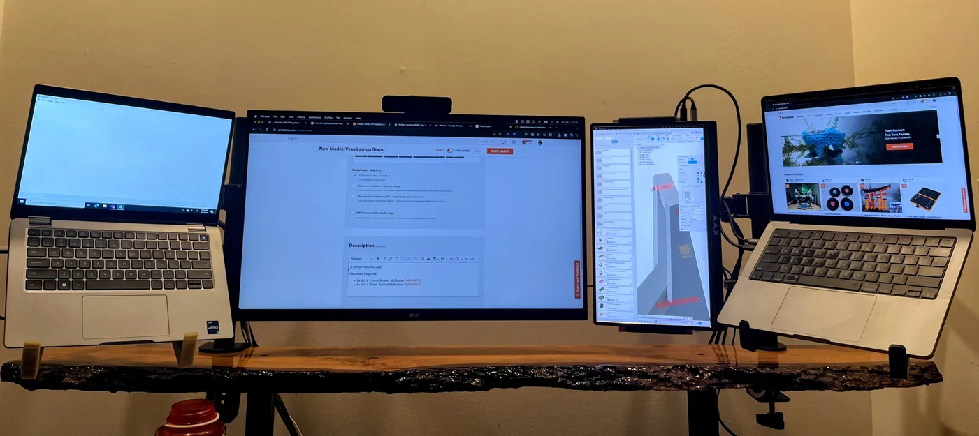 Giá đỡ laptop VESA (Vesa Laptop Stand) - Image 4