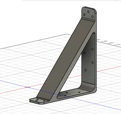 Giá đỡ kệ góc vuông 90º (Right-angle shelf brackets 90º) - Image 1