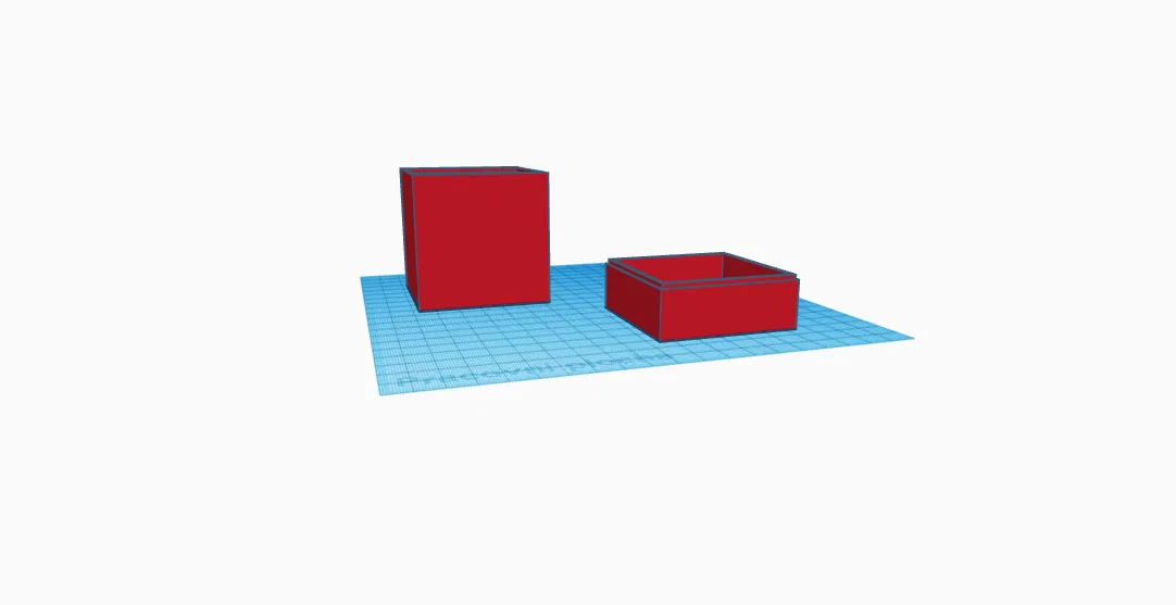 Hộp chứa đồ vuông cơ bản có nắp đậy (File 3D in ấn linh hoạt) - Image 1