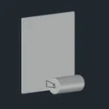 Giá treo khăn giấy tiện lợi cho bảng IKEA SKADIS - Thumbnail 2