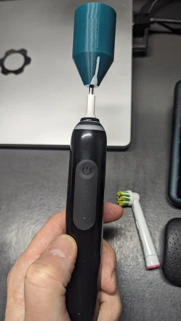 Đầu lắc sơn gắn bàn chải điện (Paint Shaker for electric tooth brush) - Image 1
