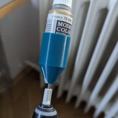 Đầu lắc sơn gắn bàn chải điện (Paint Shaker for electric tooth brush)