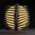 Đèn Lồng Khung Xương Sườn Làng Caretaker (Caretaker Village Rib Cage Lamp) - Thumbnail 2