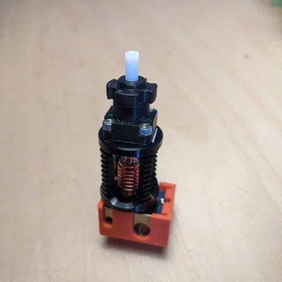 Ngàm gắn groove mount hotend Dragon cho MK3S+