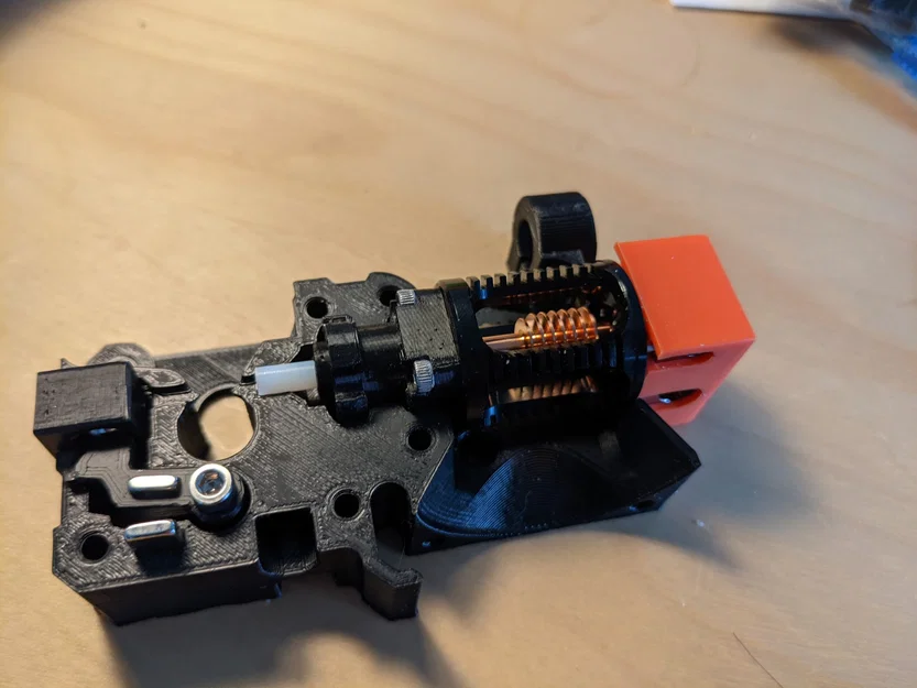 Ngàm gắn groove mount hotend Dragon cho MK3S+ - Image 3