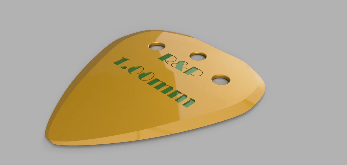 Miếng gảy guitar profiled kiểu dáng Fender - Image 1