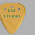 Miếng gảy guitar profiled kiểu dáng Fender - Thumbnail 2