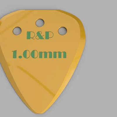 Miếng gảy guitar profiled kiểu dáng Fender