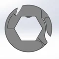 Vòng khóa Print-in-Place cho trục hex 0.5in (FRC) - Thumbnail 4