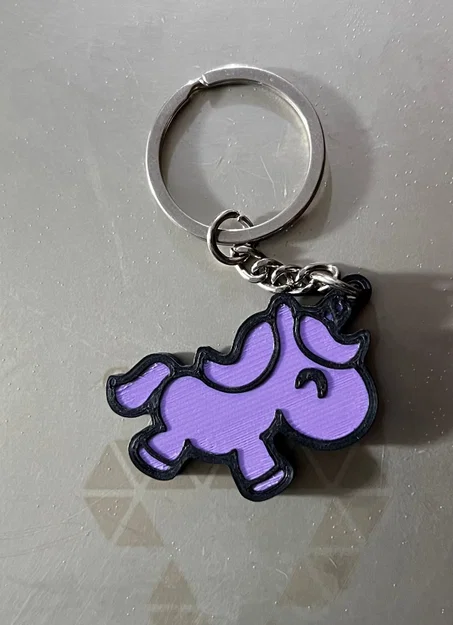 Móc khóa Kỳ Lân (LLAVERO UNICORNIO / UNICORN KEYCHAIN) - Image 1
