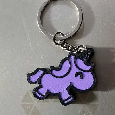 Móc khóa Kỳ Lân (LLAVERO UNICORNIO / UNICORN KEYCHAIN)