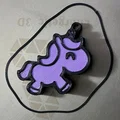 Móc khóa Kỳ Lân (LLAVERO UNICORNIO / UNICORN KEYCHAIN) - Thumbnail 2