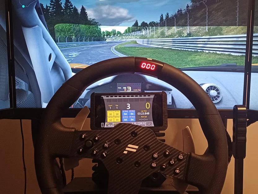 Giá đỡ điện thoại cho Fanatec CSL DD dùng với SimHub - Image 2