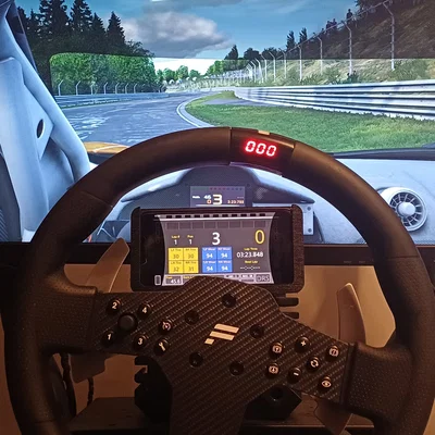Giá đỡ điện thoại cho Fanatec CSL DD dùng với SimHub