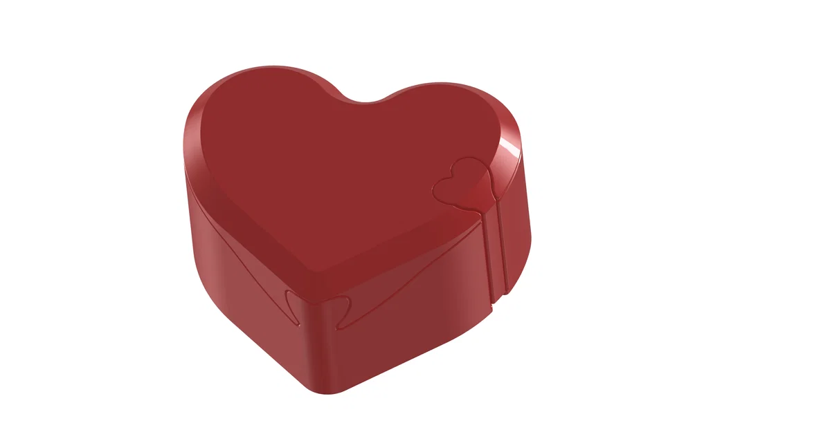 Hộp Puzzle Hình Trái Tim (Heart Puzzle Box) - Image 3
