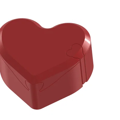 Hộp Puzzle Hình Trái Tim (Heart Puzzle Box)