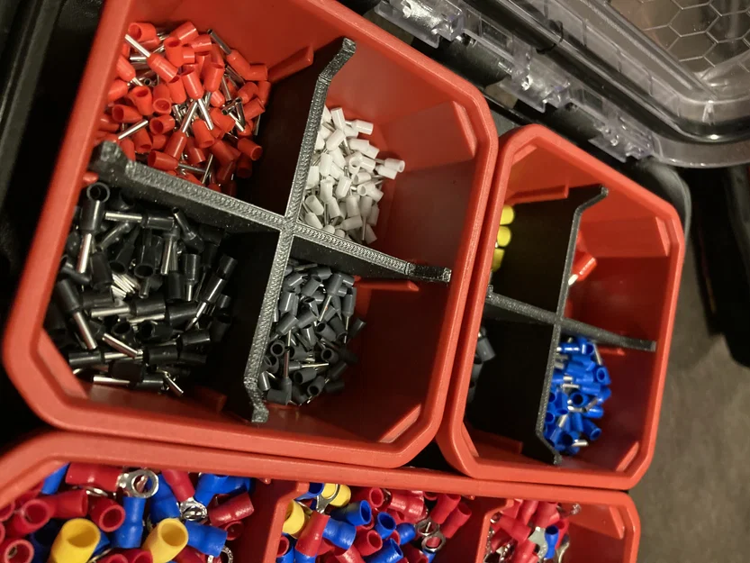 Vách ngăn nhựa phân loại linh kiện cho hộp Milwaukee Packout - Image 1