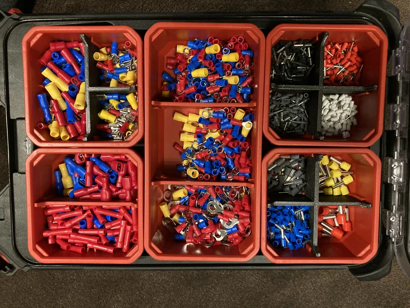Vách ngăn nhựa phân loại linh kiện cho hộp Milwaukee Packout - Image 5