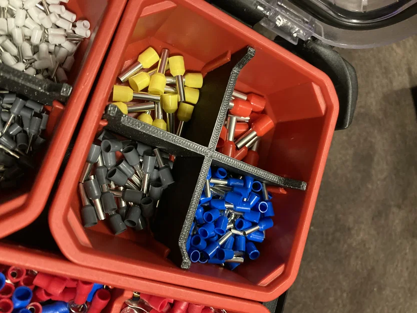 Vách ngăn nhựa phân loại linh kiện cho hộp Milwaukee Packout - Image 8