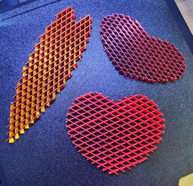 Flexi Squeeze Heart - Mẫu Đồ Chơi Fidget Trái Tim In 3D Độc Đáo - Image 1