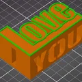 I Love YOU. Bạn và tôi cắt từ chữ Love - Thumbnail 2
