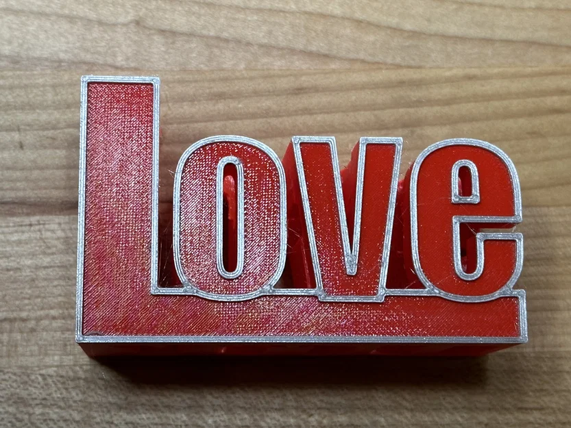 I Love YOU. Bạn và tôi cắt từ chữ Love - Image 7