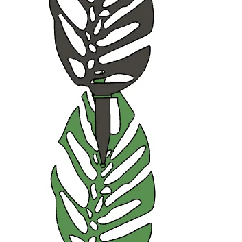 Cọc đỡ cây Monstera dạng stackable (xếp chồng/nối tầng)