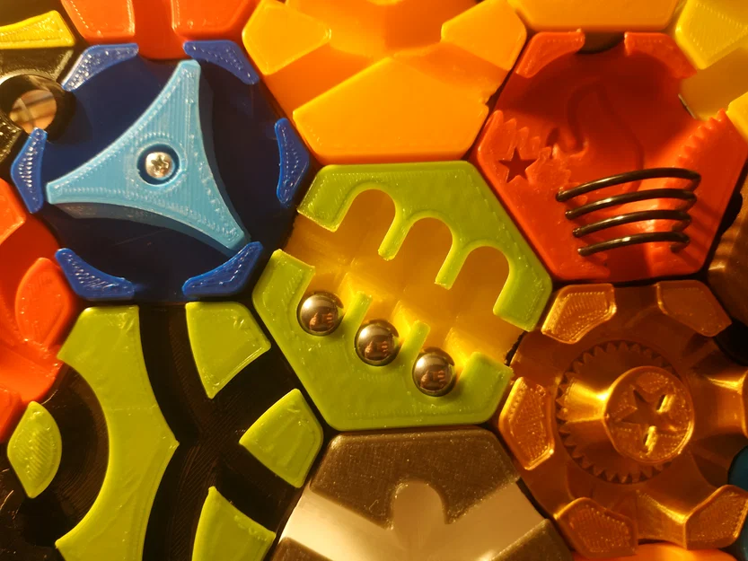 Mảnh ghép 6 lỗ (6 holes tile) cho trò chơi board game Hextraction - Image 2