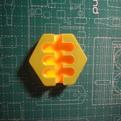 Mảnh ghép 6 lỗ (6 holes tile) cho trò chơi board game Hextraction