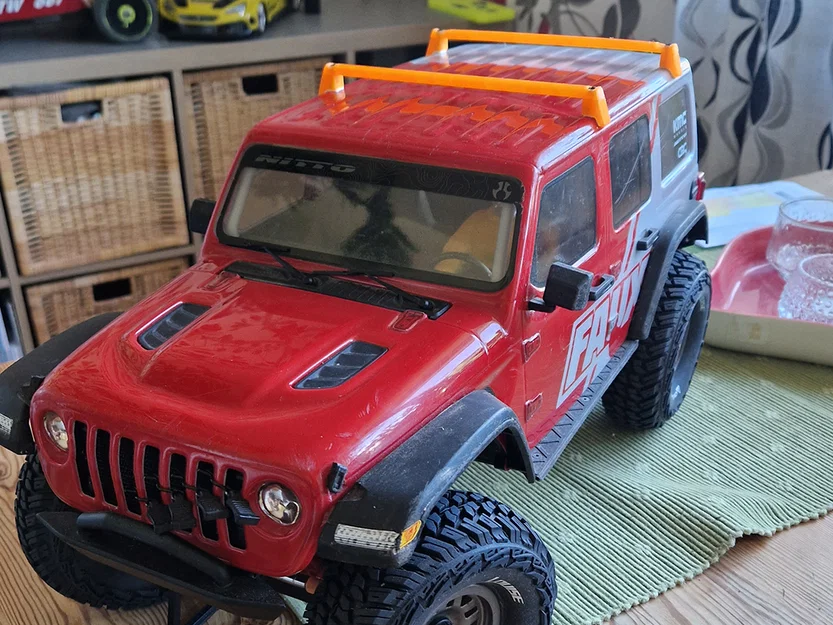 Giá nóc (Roof Rack) cho AXIAL SCX10 III JEEP JLU WRANGLER RC Crawler - Image 1
