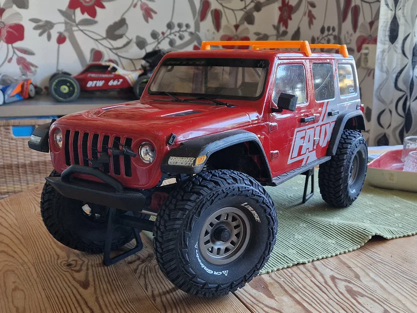 Giá nóc (Roof Rack) cho AXIAL SCX10 III JEEP JLU WRANGLER RC Crawler - Image 5