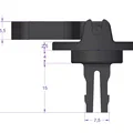 Tay nắm thay thế cho tủ điện Hager 90SL FZ505 (FZ505) – Handle - Thumbnail 8