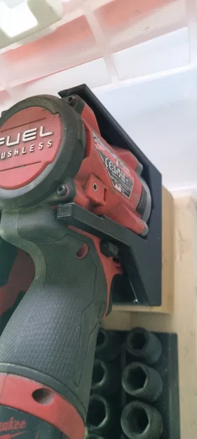 Giá treo Milwaukee M12 FIWF12 0.5inch impact driver (gắn ngang/dọc) - Image 1