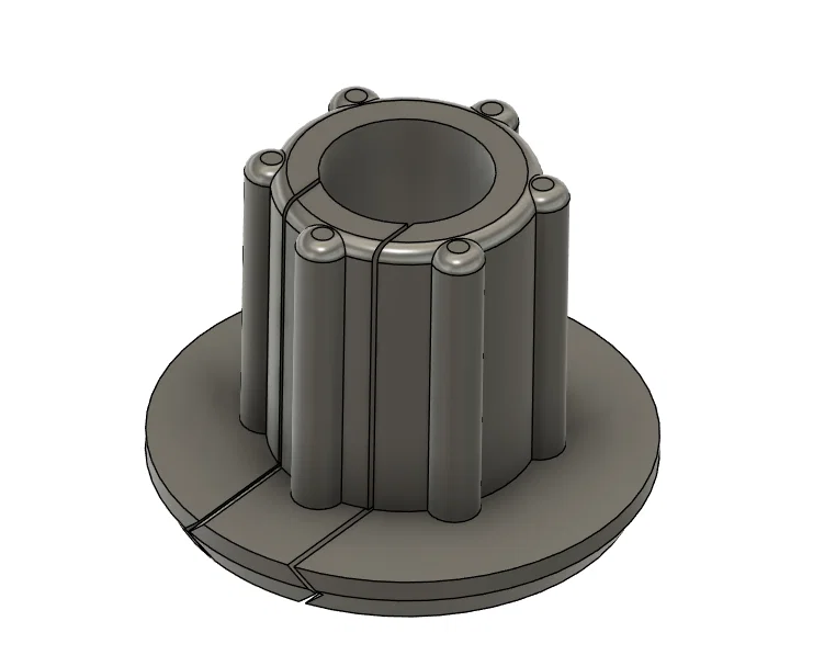 Nút bịt luồn dây Starlink qua tường (Wall Grommet) in 3D - Image 1