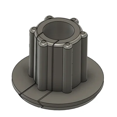 Nút bịt luồn dây Starlink qua tường (Wall Grommet) in 3D