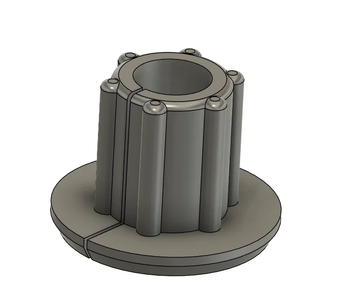 Nút bịt luồn dây Starlink qua tường (Wall Grommet) in 3D - Image 2
