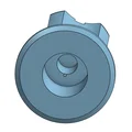 Núm Potentiometer 6.35mm cho Guitar Pedal (6.35mm Guitar Pedal Potentiometer Knob) - Thumbnail 3